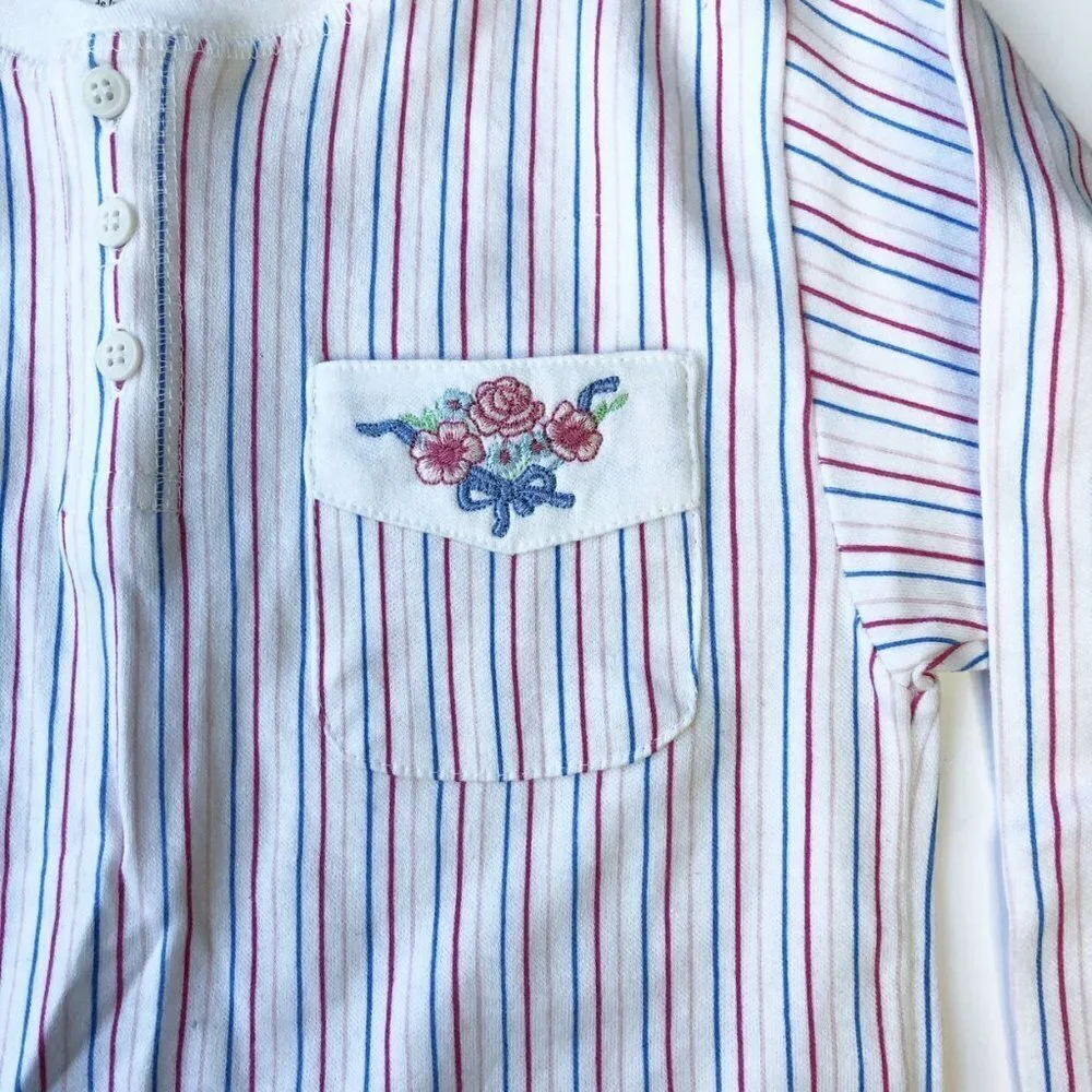 NWT Skivvy Doodles Striped Pajama Top